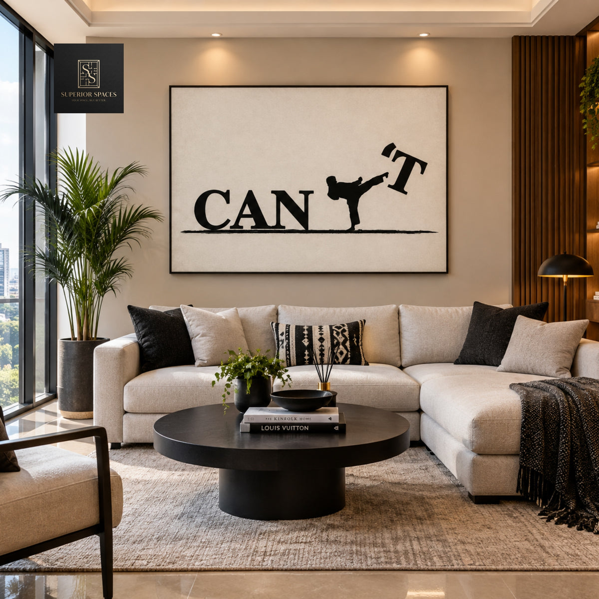 I Can Attitude Typographic Wall Art