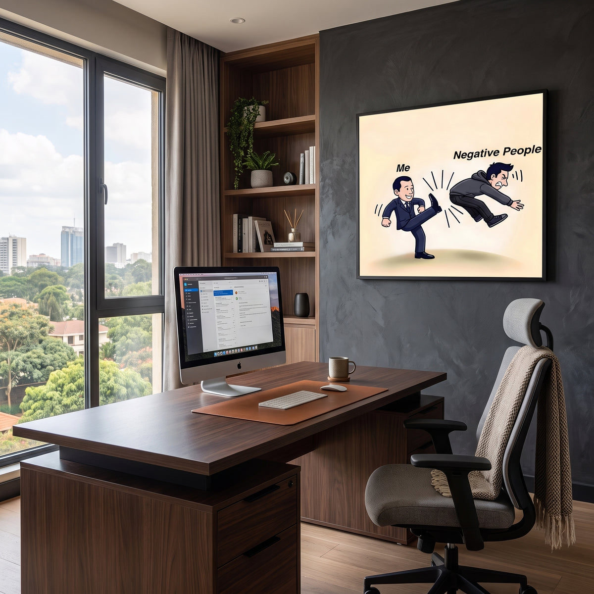 Funny Motivational Wall Art - 60cm by 60cm