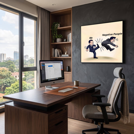 Funny Motivational Wall Art - 60cm by 60cm